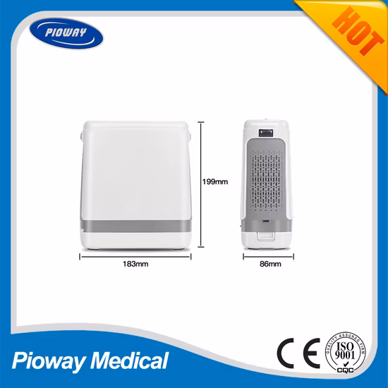 Concentrateur d'oxygène portable 5L avec débit pulsé Jay-1000p